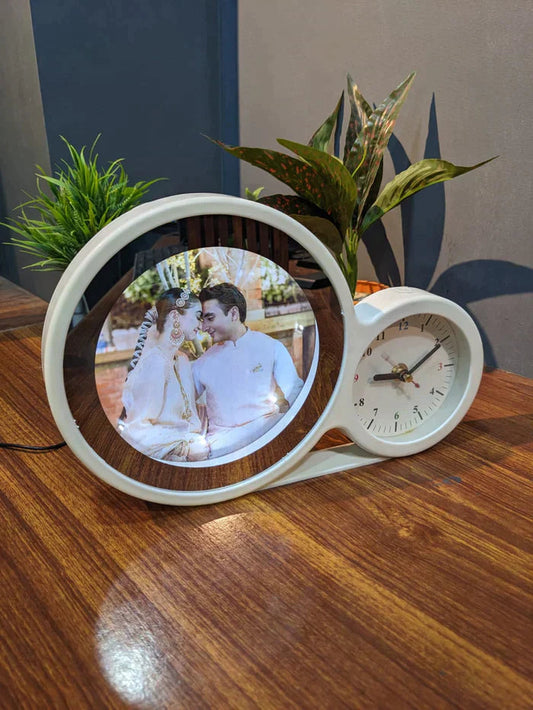 Glow Mirror Memories™ – Signature Frame with Clock